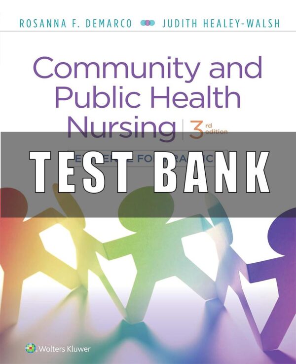Test Bank for Community And Public Health Nursing Evidence For Practice 3rd